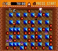 une photo d'Ã©cran de Super Bomberman sur Nintendo Super Nes